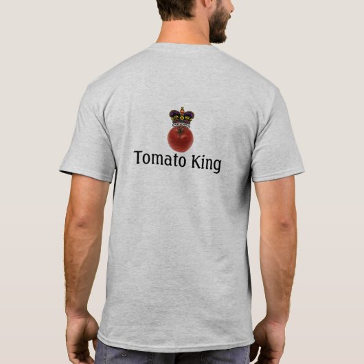 Tomate-König T-Shirt (Rückseite)