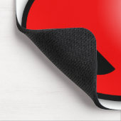 Tomate-Kopf Mousepad (Ecke)