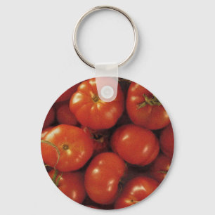 Tomate-Kunst Schlüsselanhänger