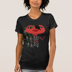 Tomate-Mädchen - George mit den Schädeln T-Shirt