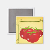 Tomate Magnet (Vorderseite/Rückseite)