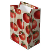 Tomate Mittlere Geschenktüte (Vorderseite Schrägansicht)
