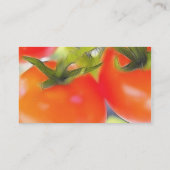 Tomate-nahes hohes visitenkarte (Rückseite)