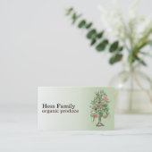 Tomate-Pflanzen-Geschäfts-Karten Visitenkarte (Stehend Vorderseite)