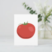 Tomate Postkarte (Stehend Vorderseite)