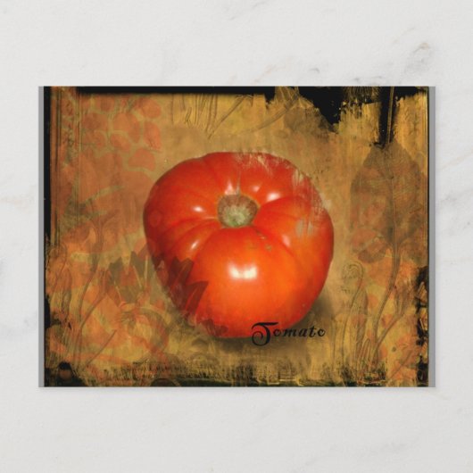 Tomate Postkarte (Vorderseite)