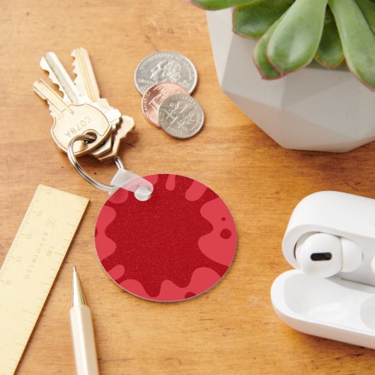 Tomate Rot Splash Schlüsselanhänger (Schreibtisch)