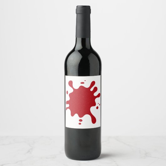 Tomate Roter Benutzerdefinierter Weinlabel Weinetikett (Vorderseite)