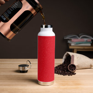 Tomate Roter Glitzer Wasserflasche Trinkflasche