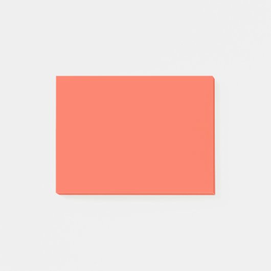 Tomate-roter Normallack Post-it Klebezettel (Vorderseite)