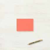 Tomate-roter Normallack Post-it Klebezettel (Auf Schreibtisch)