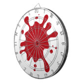 Tomate Roter Spritz Dartboard – Anpassbar Dartscheibe (Vorderseite rechts)