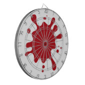 Tomate Roter Spritz Dartboard – Anpassbar Dartscheibe (Vorderseite Links)