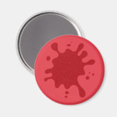 Tomate Roter Spritzer Magnet nach Maß (Vorderseite/Rückseite)