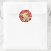 Tomate Runder Aufkleber (Tasche)