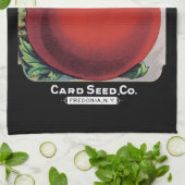 Tomate-Samen-Paket-Aufkleber Handtuch (Gefaltet)