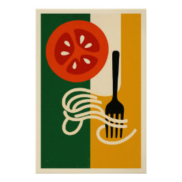 Tomate & Spaghetti - La Dolce Vita Poster