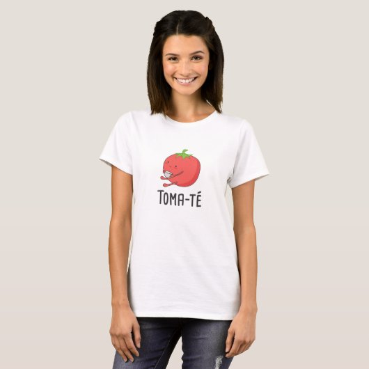 Tomate Spanish Pun T-Shirt (Vorne ganz)
