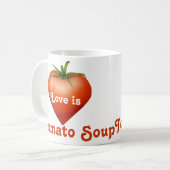 Tomate-Suppen-Tasse Kaffeetasse (Vorderseite Links)