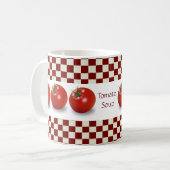 Tomate-Suppen-Tasse Kaffeetasse (Vorderseite Links)