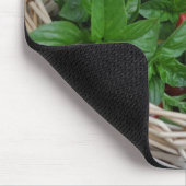 Tomate-und Basilikum-Träume Mousepad (Ecke)