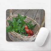 Tomate-und Basilikum-Träume Mousepad (Mit Mouse)