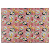 Tomate-und Spiegelei-Muster Schneidebrett (Vorderseite)