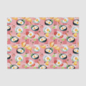 Tomate-und Spiegelei-Muster Seidenpapier (Vorderseite)