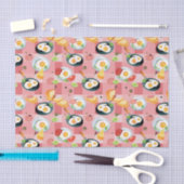 Tomate-und Spiegelei-Muster Seidenpapier (Handwerk)