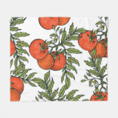 Tomate Vintag: Illustration des Agrarmarktes. Fleecedecke (Vorderseite (Horizontal))
