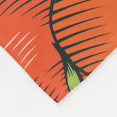 Tomate Vintag: Illustration des Agrarmarktes. Fleecedecke (Ecke)