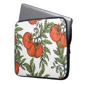 Tomate Vintag: Illustration des Agrarmarktes. Laptopschutzhülle (Vorderseite Links)
