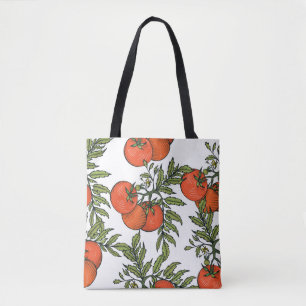 Tomate Vintag: Illustration des Agrarmarktes. Tasche