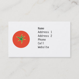 Tomate-Visitenkarte Visitenkarte