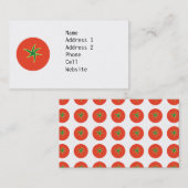 Tomate-Visitenkarte Visitenkarte (Vorne/Hinten)