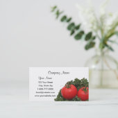 Tomate-Visitenkarten Visitenkarte (Stehend Vorderseite)