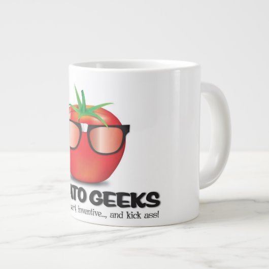 Tomategeek-Tasse Jumbo-Tasse (Vorderseite Rechts)