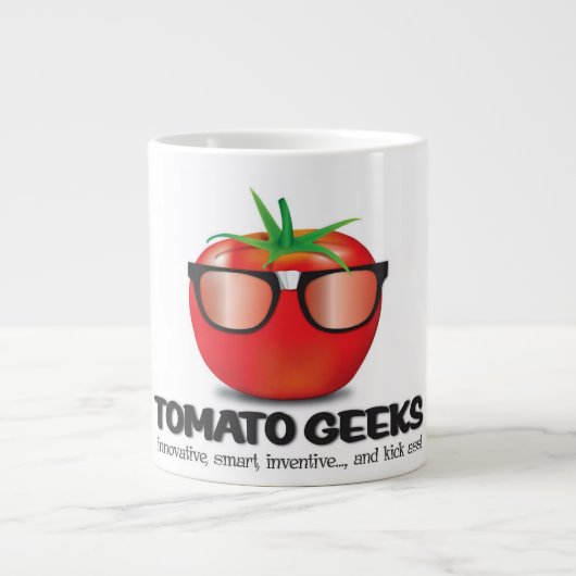 Tomategeek-Tasse Jumbo-Tasse (Vorderseite)