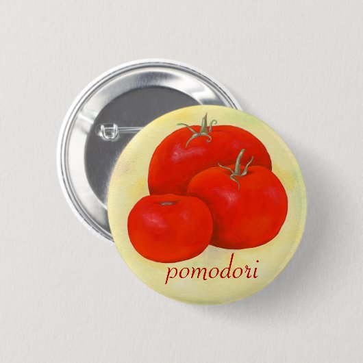 Tomateknopf Button (Vorne & Hinten)