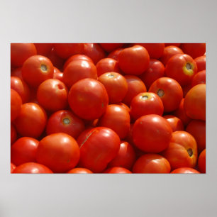 Tomaten am Markt Poster