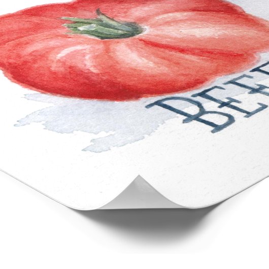 Tomaten Art Print Poster (Ecke)