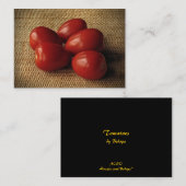 Tomaten-ATC Visitenkarte (Vorne/Hinten)