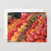 Tomaten auf dem französischen Markt Postkarte (Vorne/Hinten)