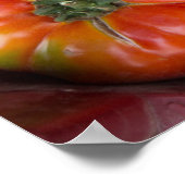 Tomaten auf dem Markt Poster (Ecke)