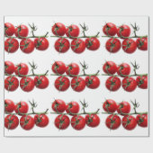 Tomaten auf der Rebe Geschenkpapier (Flach)