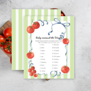 Tomaten-Baby-Party - Baby-um-die-Welt-Spiel