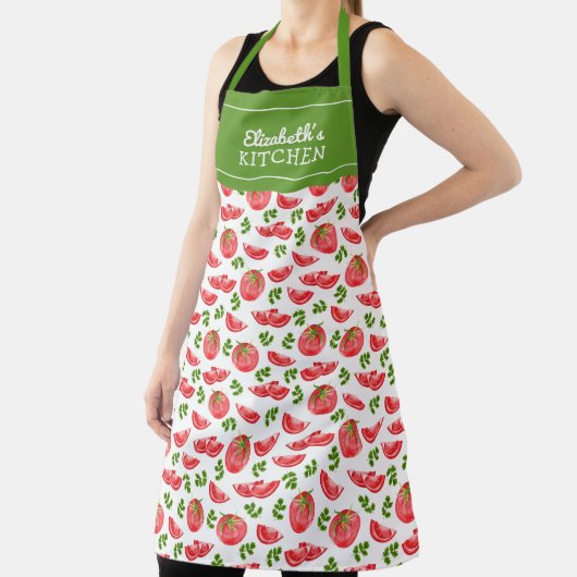 Tomaten Custom Kitchen Frucht Unisex Schürze (InSitu)