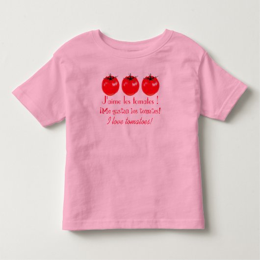 Tomaten der Liebe I! Kleinkind T-shirt (Vorderseite)