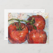 Tomaten drei postkarte (Vorne/Hinten)