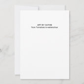 Tomaten Einladung (Rückseite)